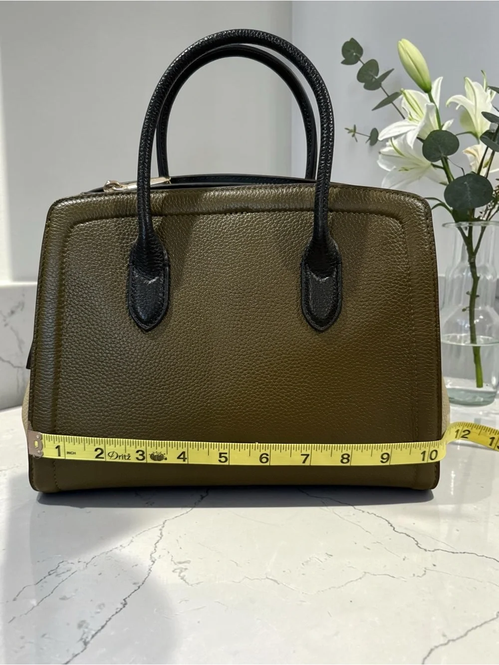 Kate Spade Pebbled Leather Knott ColorBlock Duck Green Satchel Xbody & Wristlet
